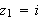 $z_{1}=i$