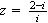 $z=\frac{2-i}{i}$