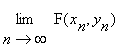 limit(F(x[n],y[n]),n = infinity)