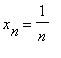 x[n] = 1/n