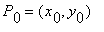 P[0] = (x[0], y[0])
